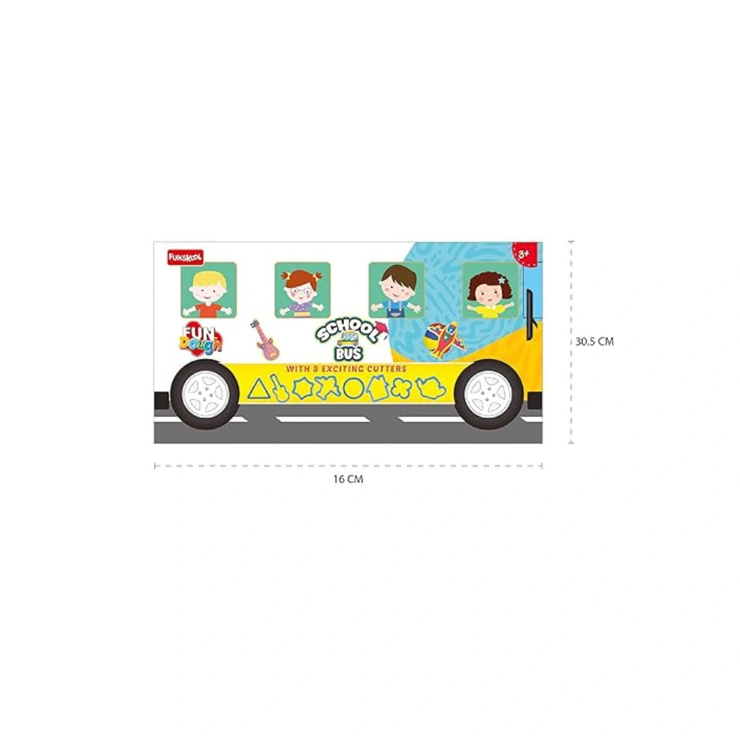 School bus dough set
