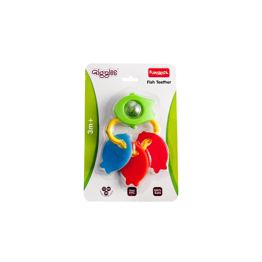 Funskool Toys Funskool Giggles Fish Teether (3 Months+)