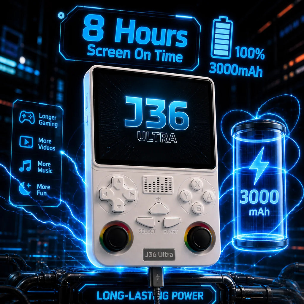 Toy Rush J36 Ultra All-in-One Handheld Gaming Console For Kids (14 Years+) Color as per Availability
