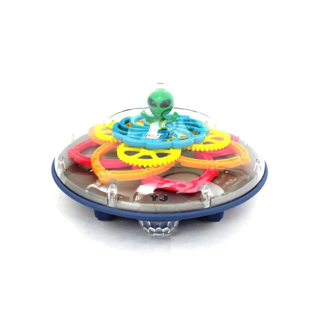 Light-up flying saucer toy for kids