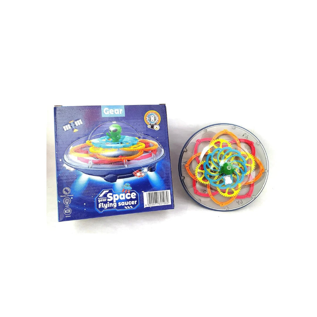 Light-up flying saucer toy for kids