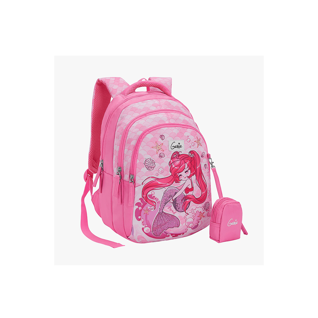 Genie Toys Genie Mermaid Small Backpack for Kids (4-7 Years)