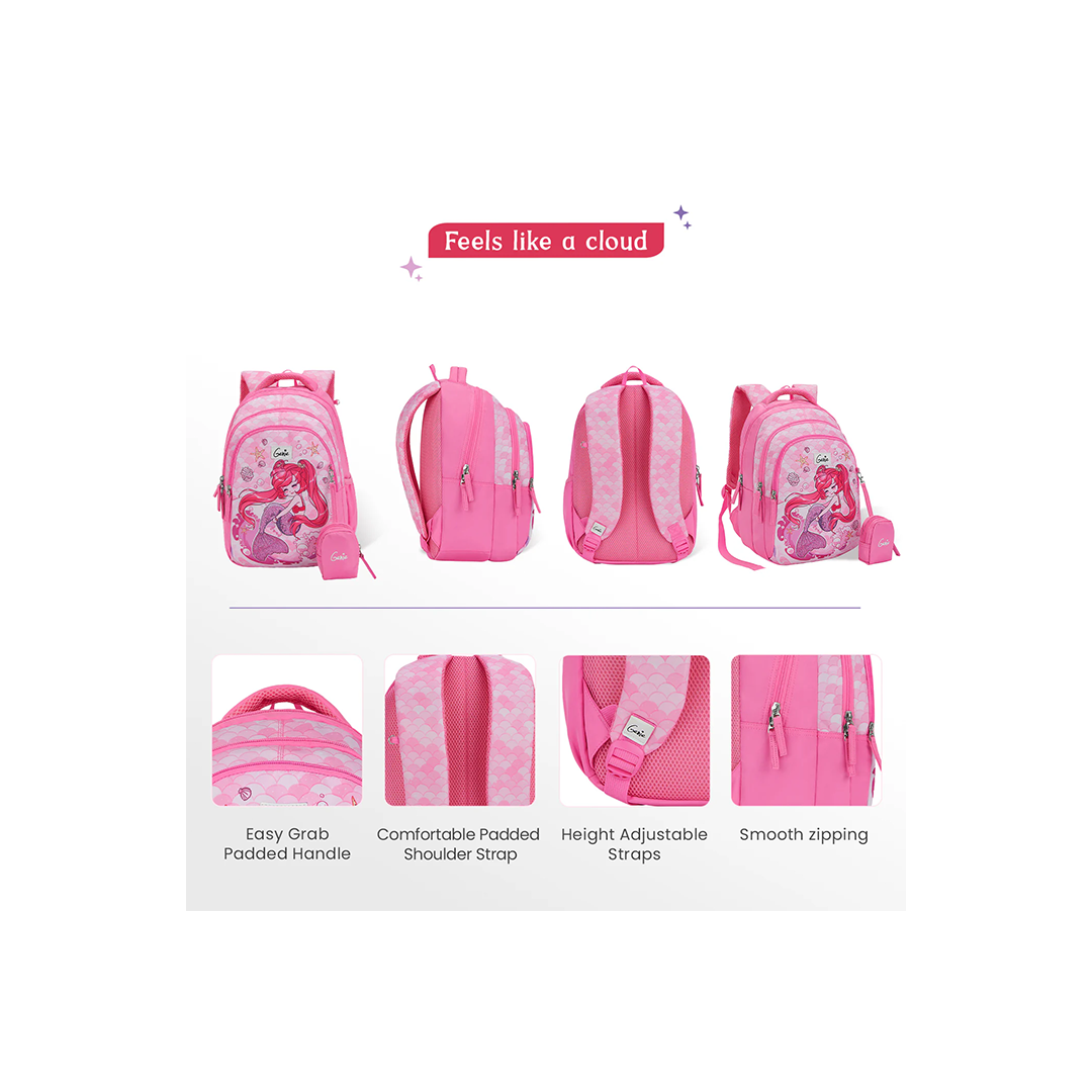 Genie Mermaid Small Backpack for Kids (4-7 Years)