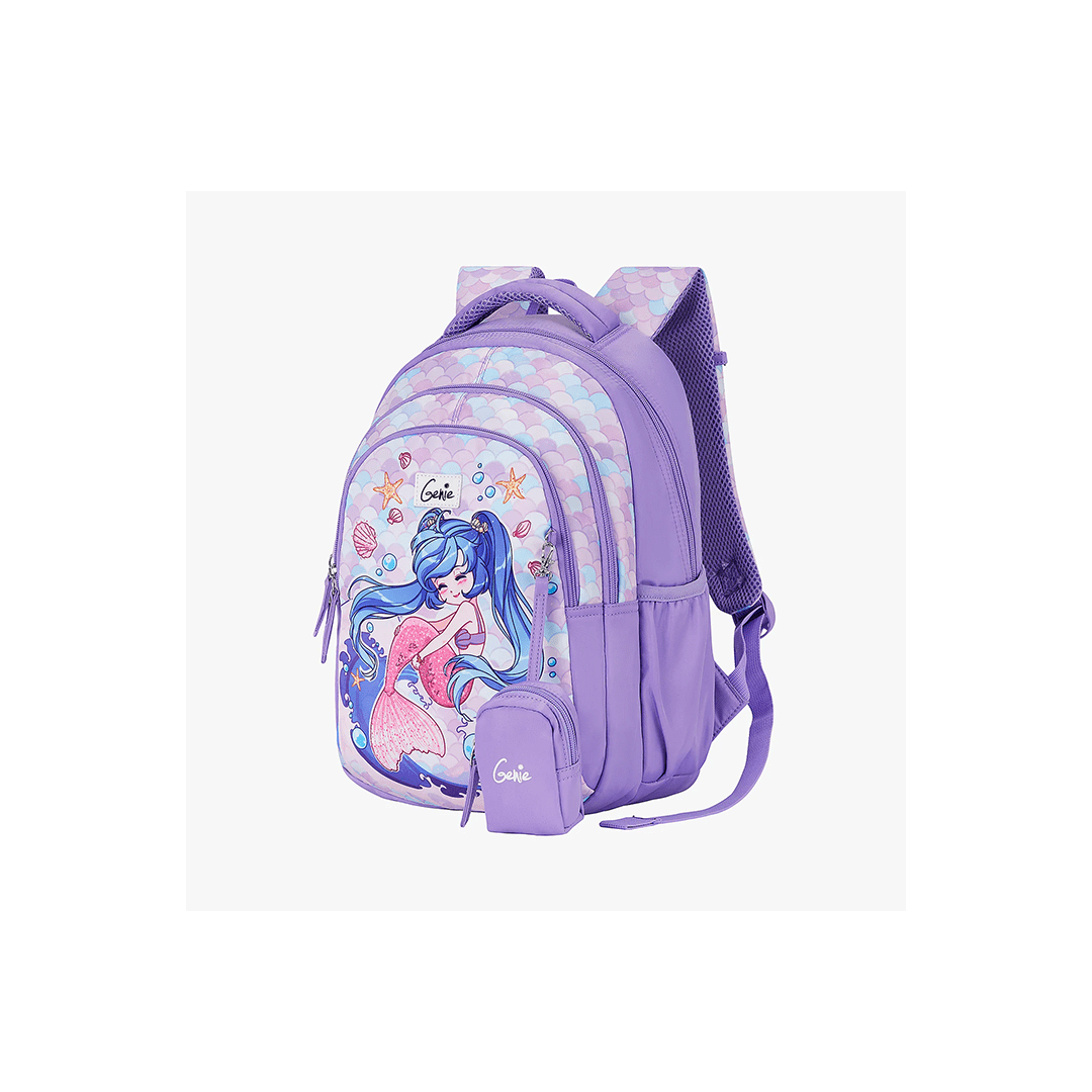 Genie Toys Genie Mermaid Small Backpack for Kids (4-7 Years)