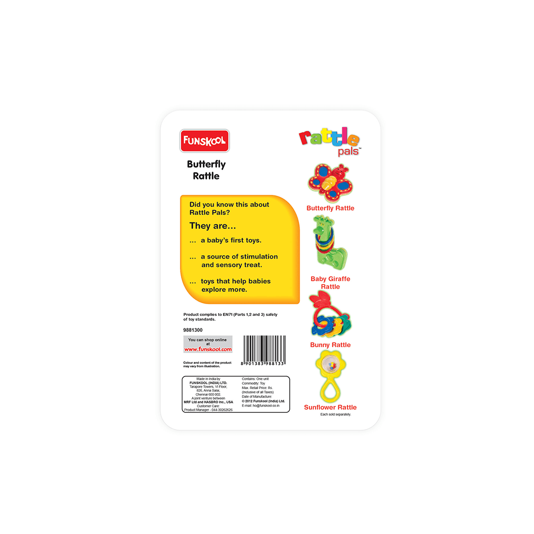Funskool Toys Funskool Giggles Butterfly Rattle (6 Months+)