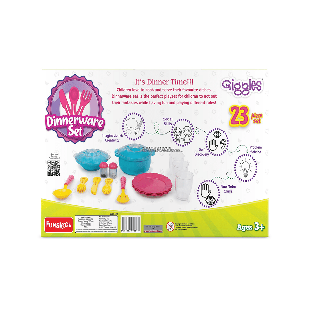 Funskool Toys Funskool Giggles Dinnerware Set (3 Years+)