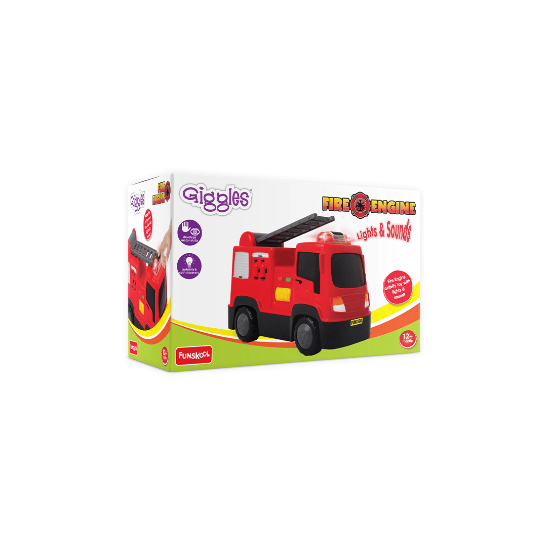 Funskool Toys Funskool Giggles Fire Engine (12 Months+)