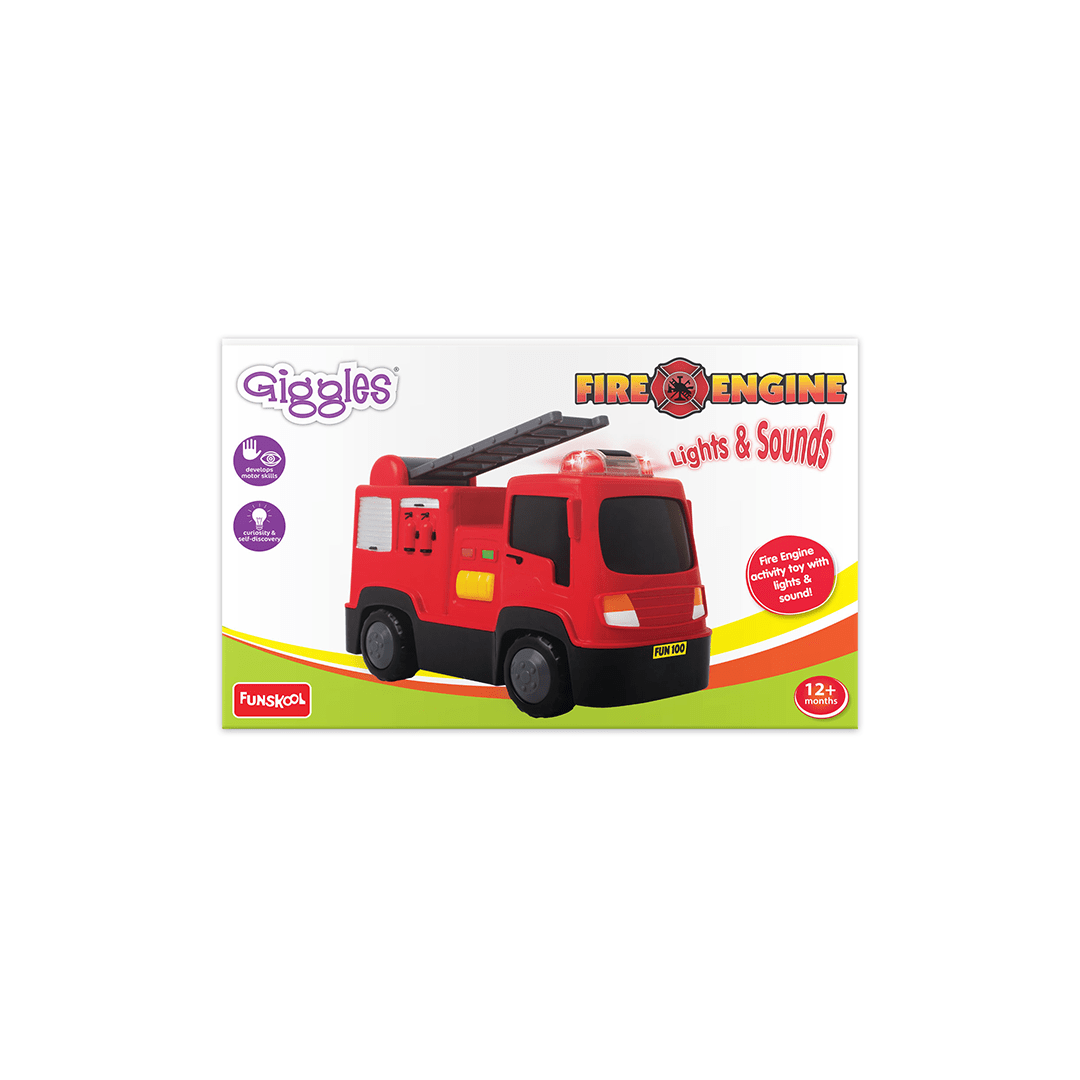 Funskool Toys Funskool Giggles Fire Engine (12 Months+)