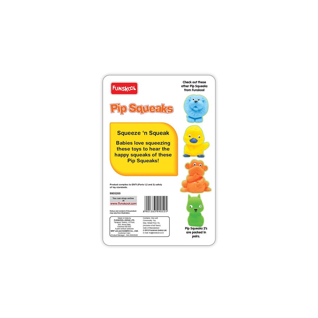 Funskool Toys Funskool Giggles Pip Squeak-2pc (3 Months+)