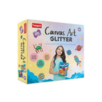 Glitter canvas art kit for kids