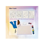 Glitter canvas art kit for kids