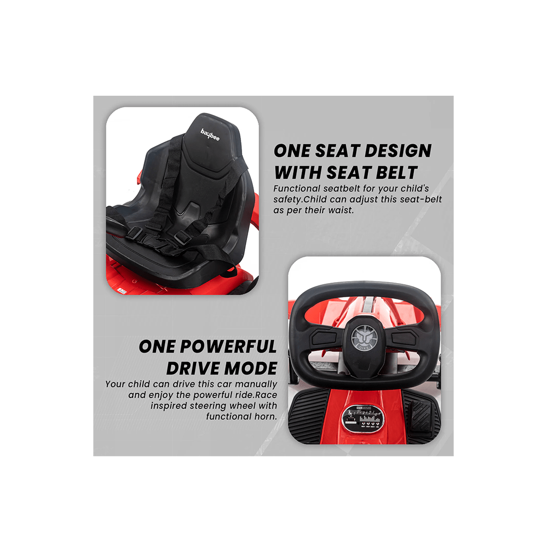 Baybee Ride-ons Baybee Mordor Electric Go Kart Battery Operated Car for kids to Drive For Kids (3- 8 Years)