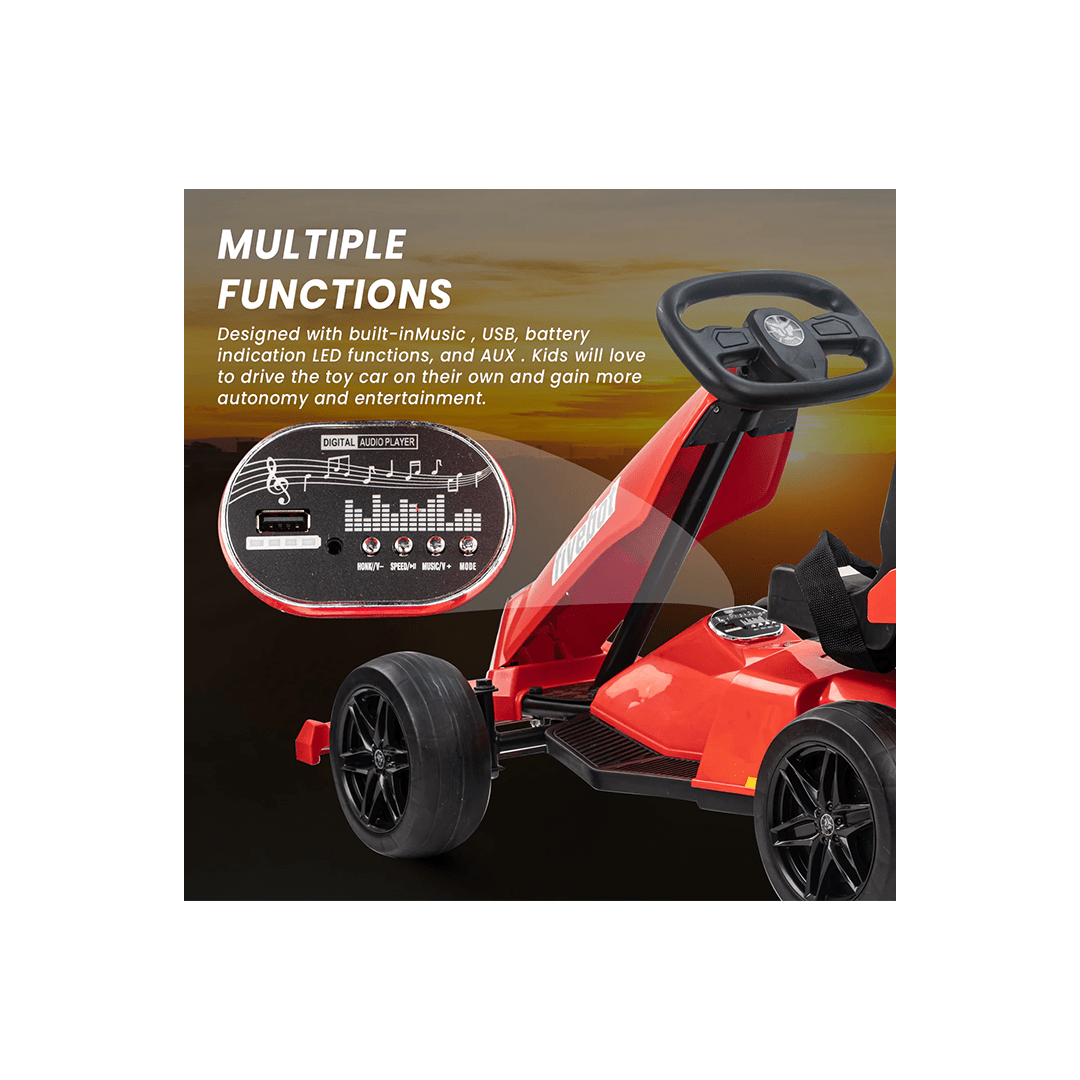 Baybee Ride-ons Baybee Mordor Electric Go Kart Battery Operated Car for kids to Drive For Kids (3- 8 Years)
