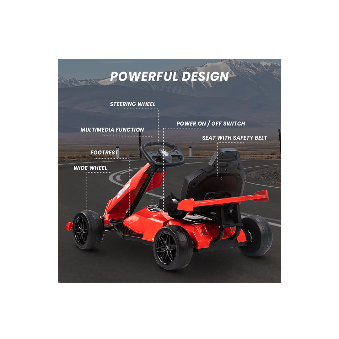Baybee Ride-ons Baybee Mordor Electric Go Kart Battery Operated Car for kids to Drive For Kids (3- 8 Years)