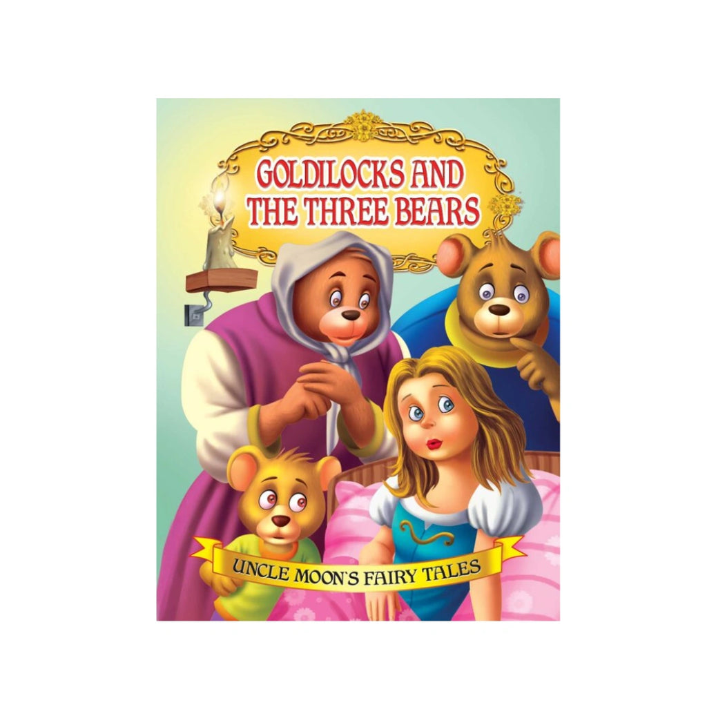 Goldilocks enters a bear’s house, tries things, and runs away.