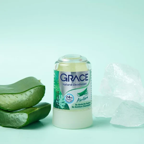 Grace Roll-on Alum Aloe Vera Formula 50 grams