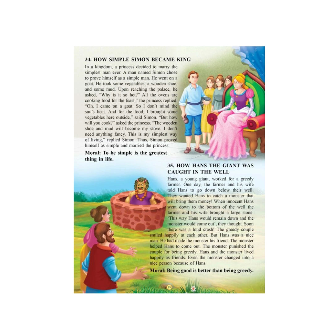 Kids’ storybook with grandma tales and bright pictures.