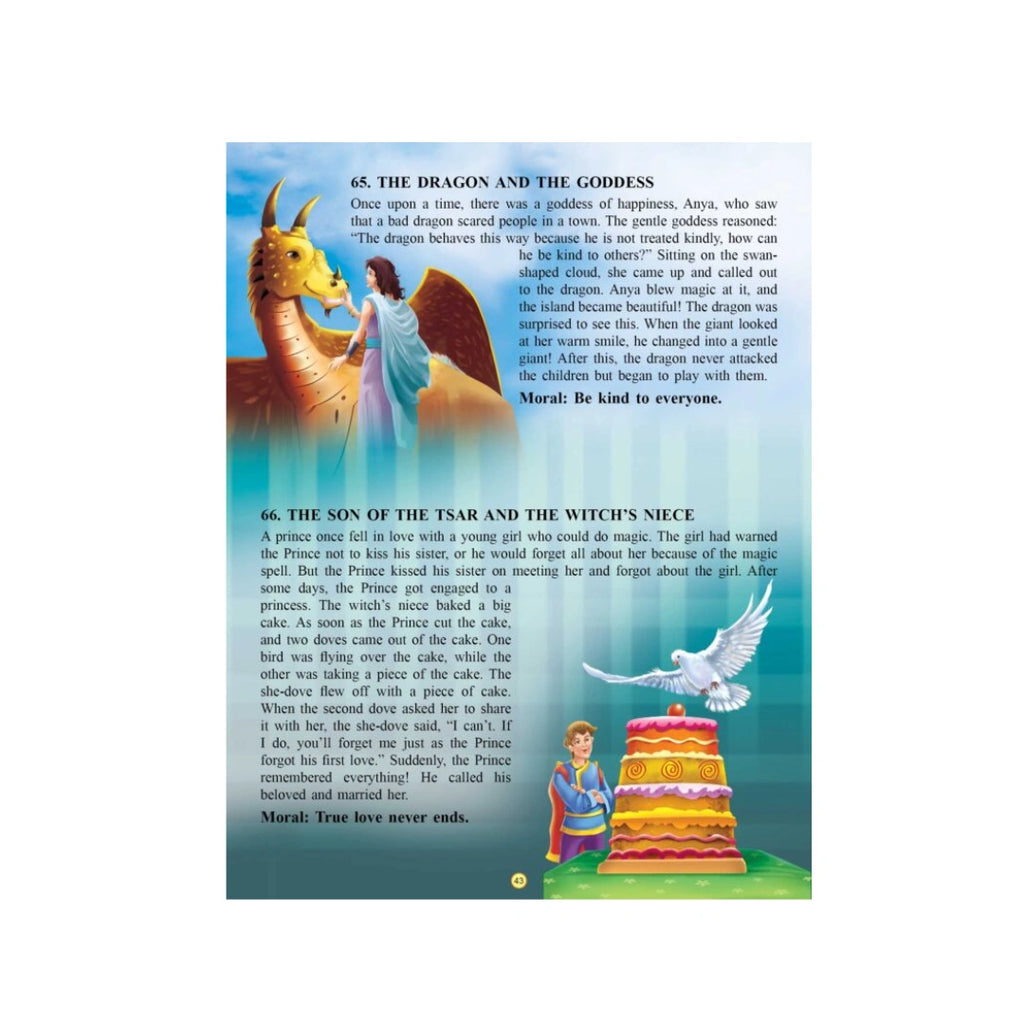 Kids’ storybook with grandma tales and bright pictures.