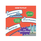 Interactive World Cities Smart Question Guessing Card Game for Kids and Family