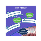 Fun World Landmarks Smart Question Guessing Card Game for Kids and Family