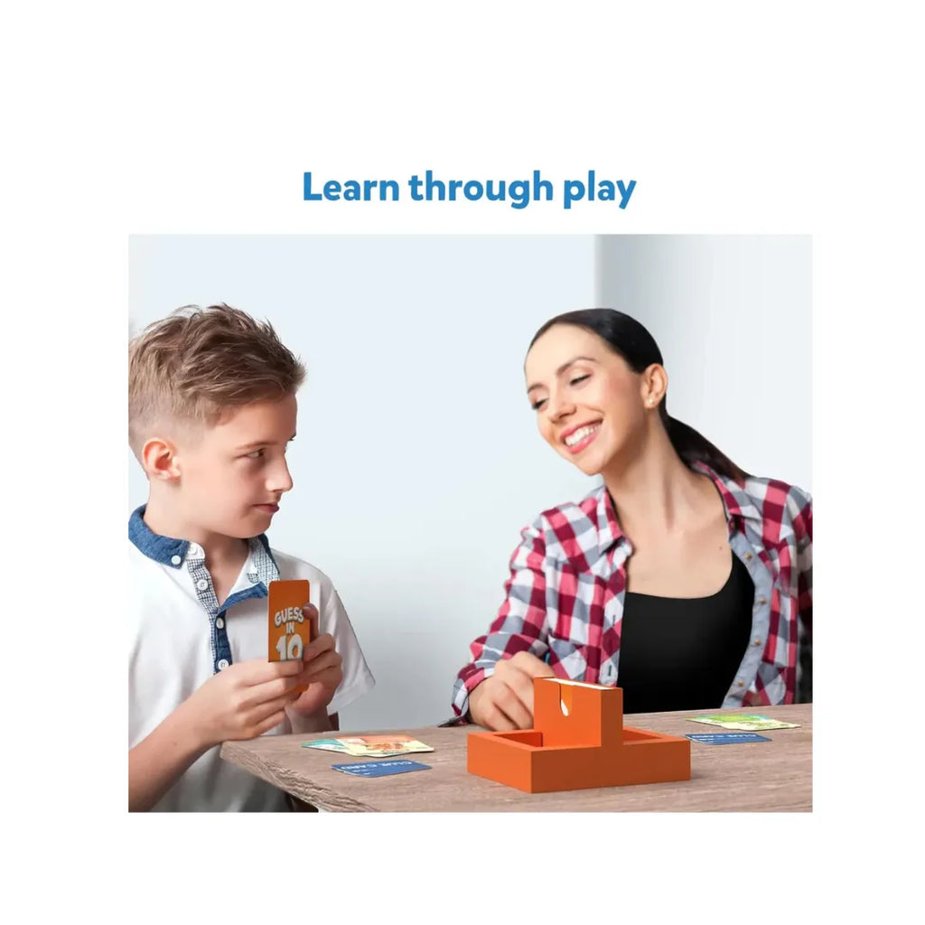 Fun Geography Smart Question Guessing Card Game for Kids and Family