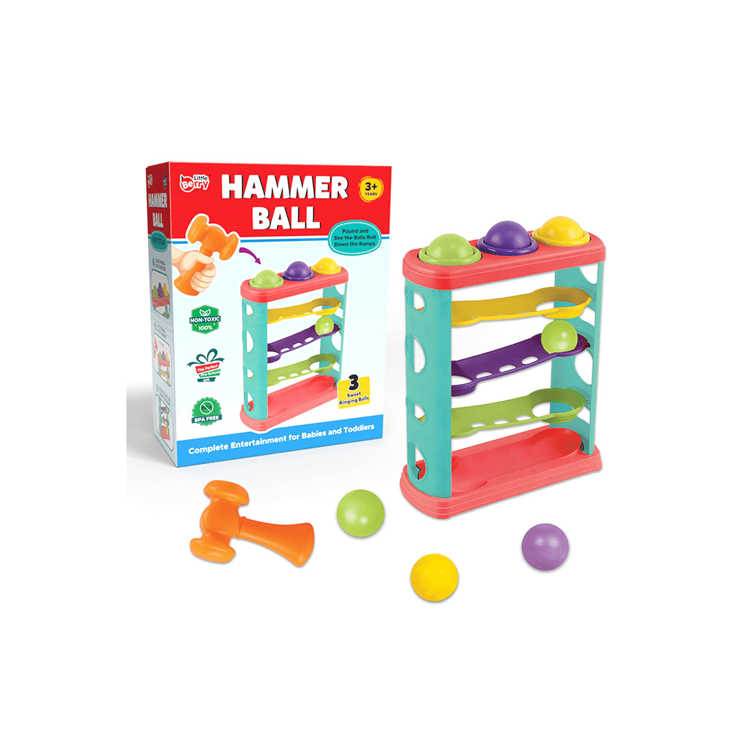 Little Berry Toys Little Berry Hammer Knock Ball Toy for Kids - Kids Learning & Activity Toys