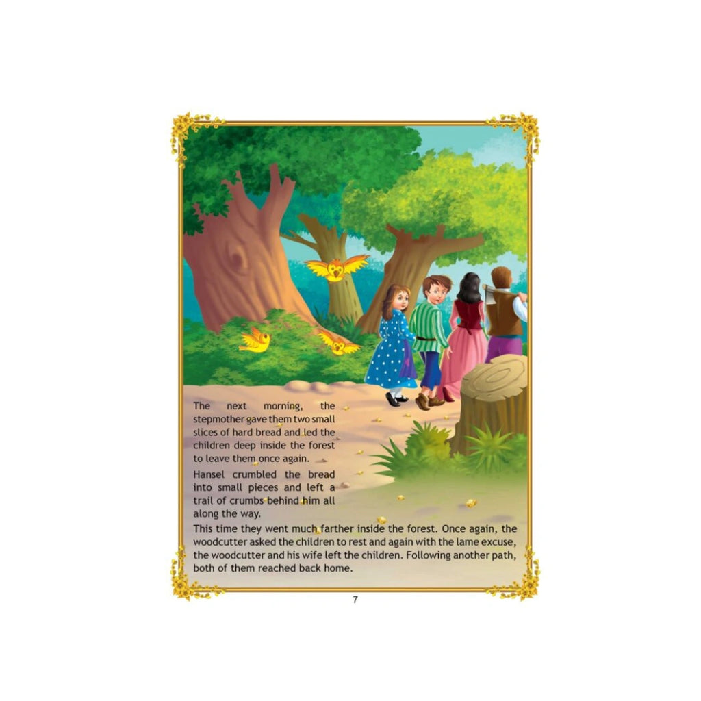 Hansel and Gretel fairy tale storybook for kids.