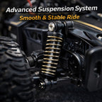 Happy Rc Remote Control RC Buggy Car with LED Lights, Mist Spray, Suspension & USB Rechargeable Battery For Kids (4 Years+)