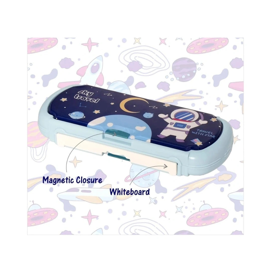 Multi-Compartment Stationery Organizer for School Use