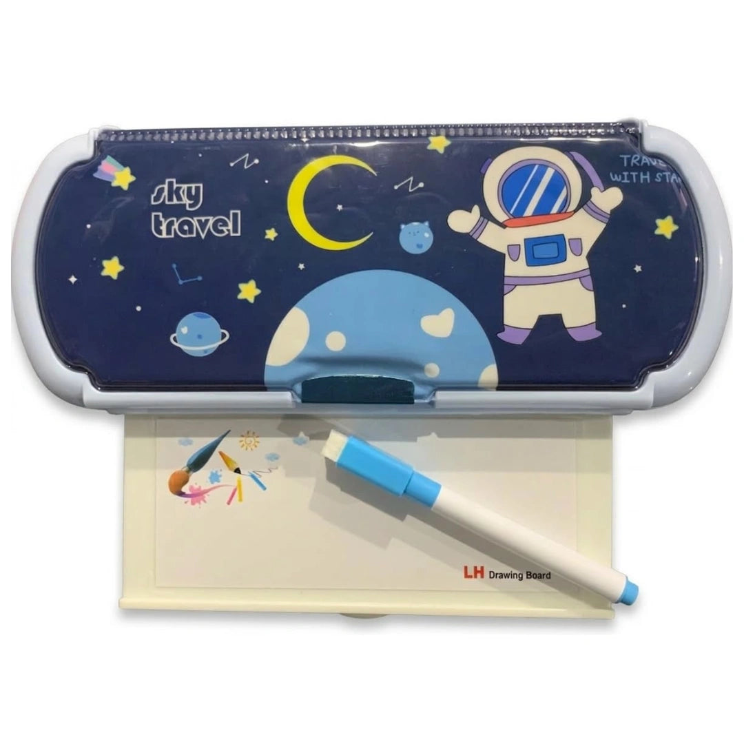 Multi-Compartment Stationery Organizer for School Use