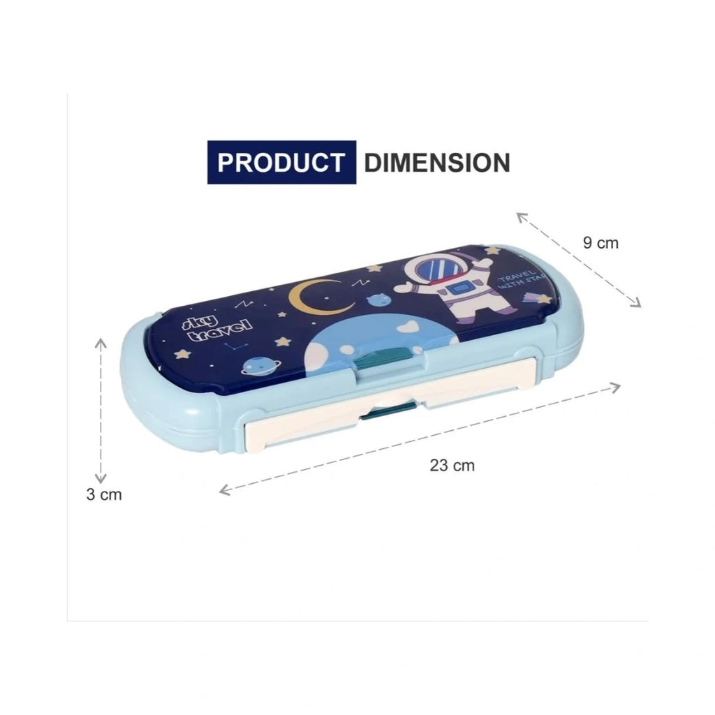 Multi-Compartment Stationery Organizer for School Use