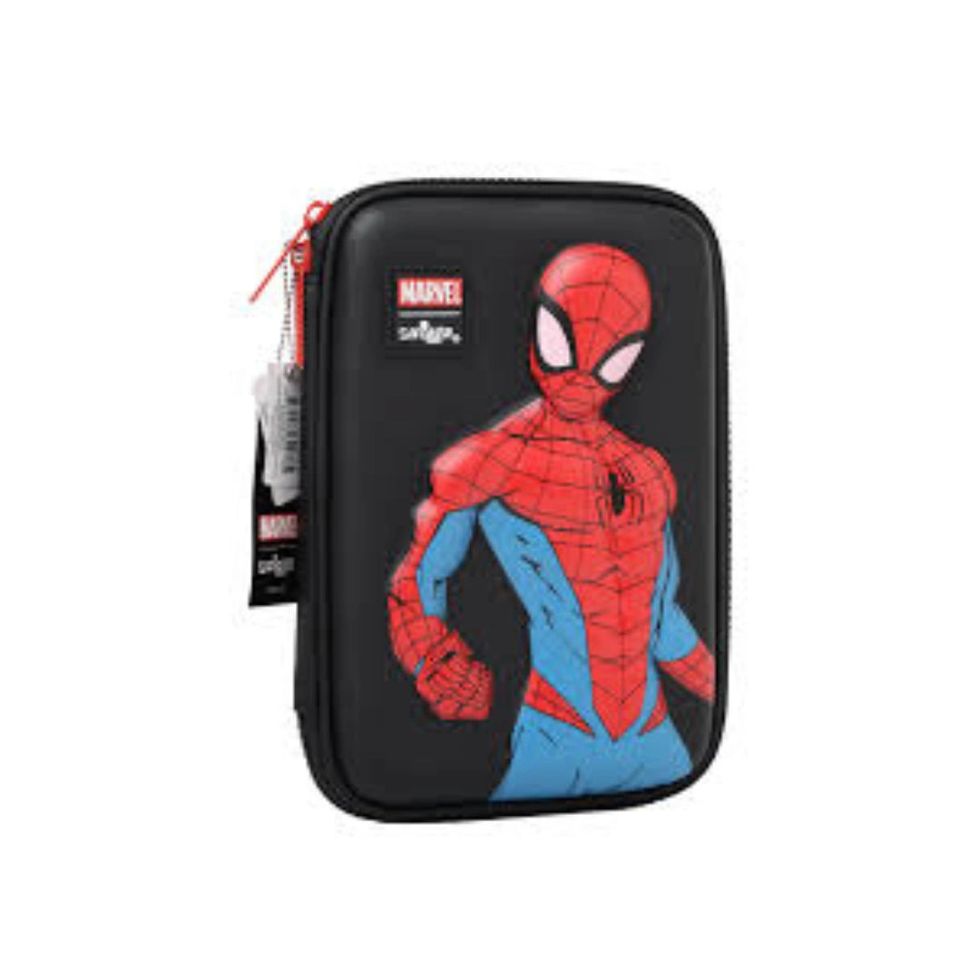 Spider Man Themed Durable Zipper Storage Box for School Supplies