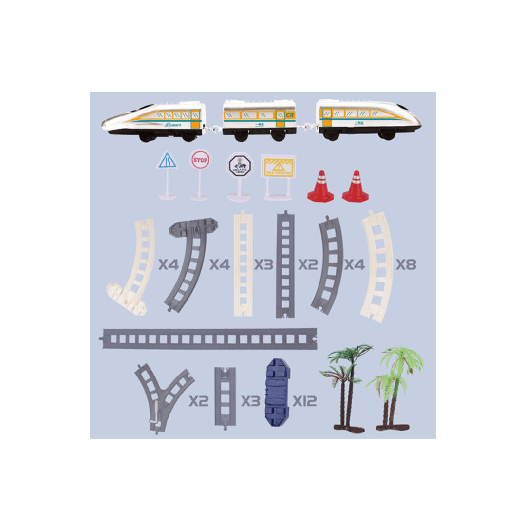 Baan Toys Toys Baan Toys Harmony Express Double Decker Rail Train For Kids (3 Years+)