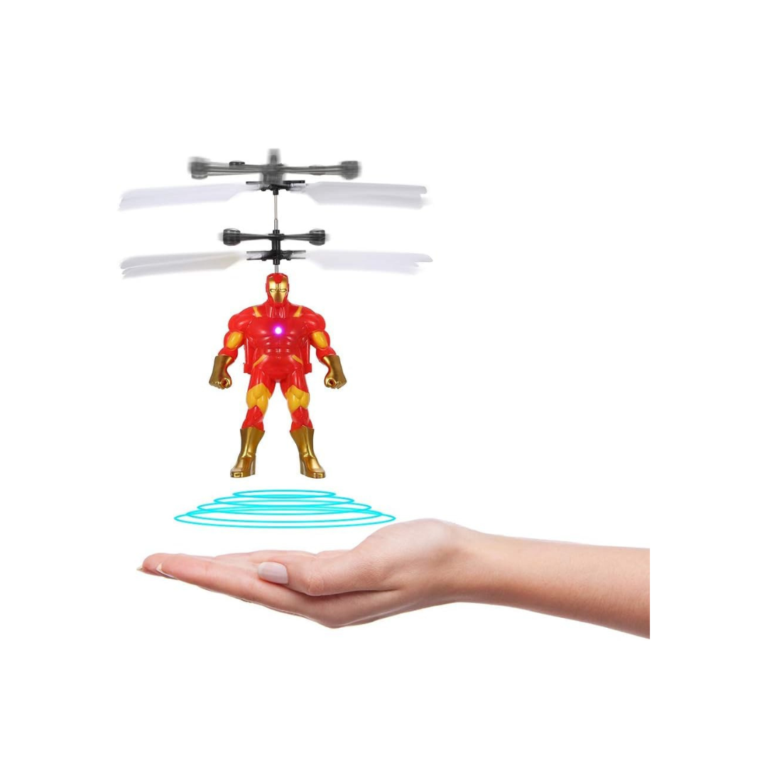 Toy Rush Rechargeable Hand Sensor Control Flying Robot Helicopter Toy for Kids, Boys & Girls (3 Years+) (Character as per Stock)
