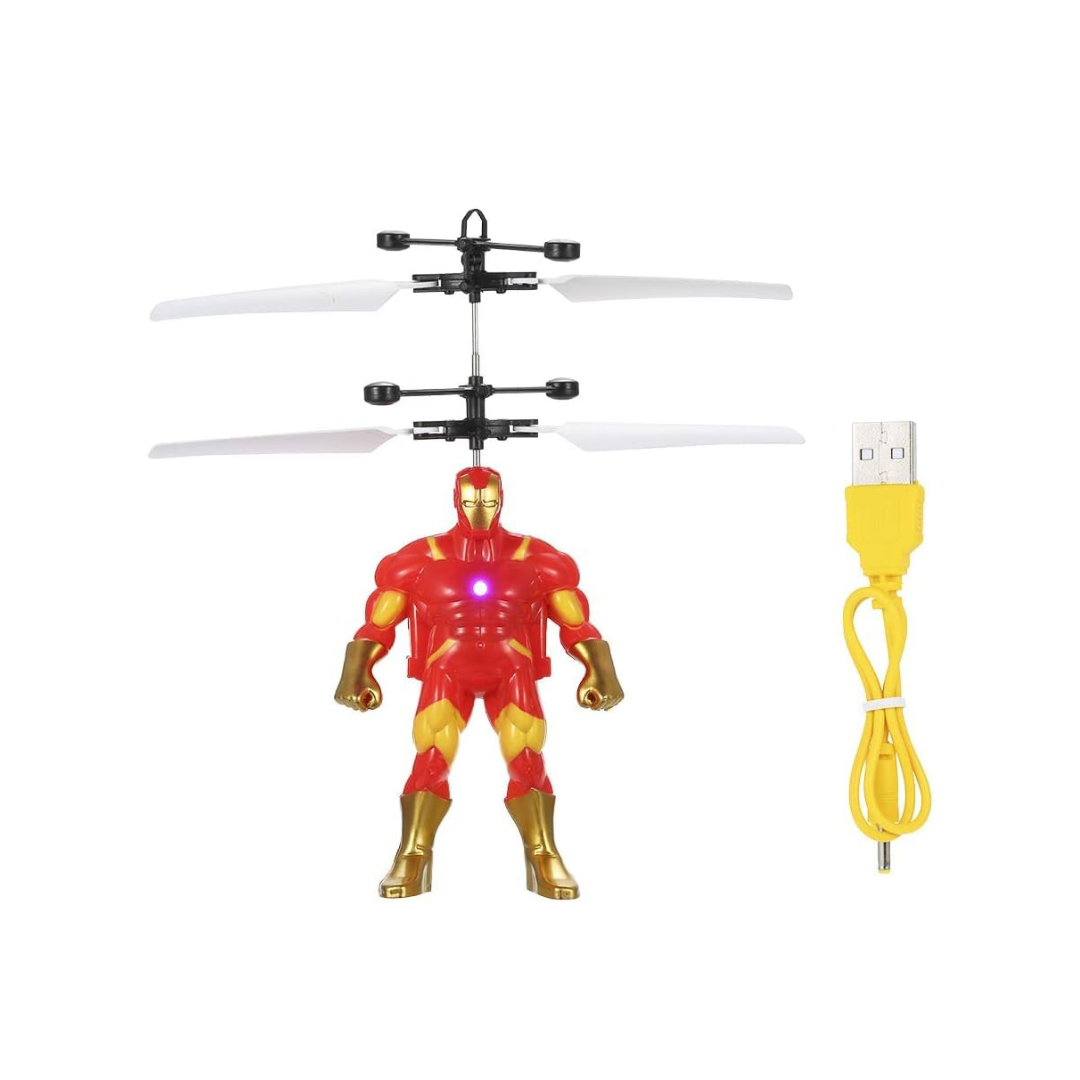 Toy Rush Rechargeable Hand Sensor Control Flying Robot Helicopter Toy for Kids, Boys & Girls (3 Years+) (Character as per Stock)