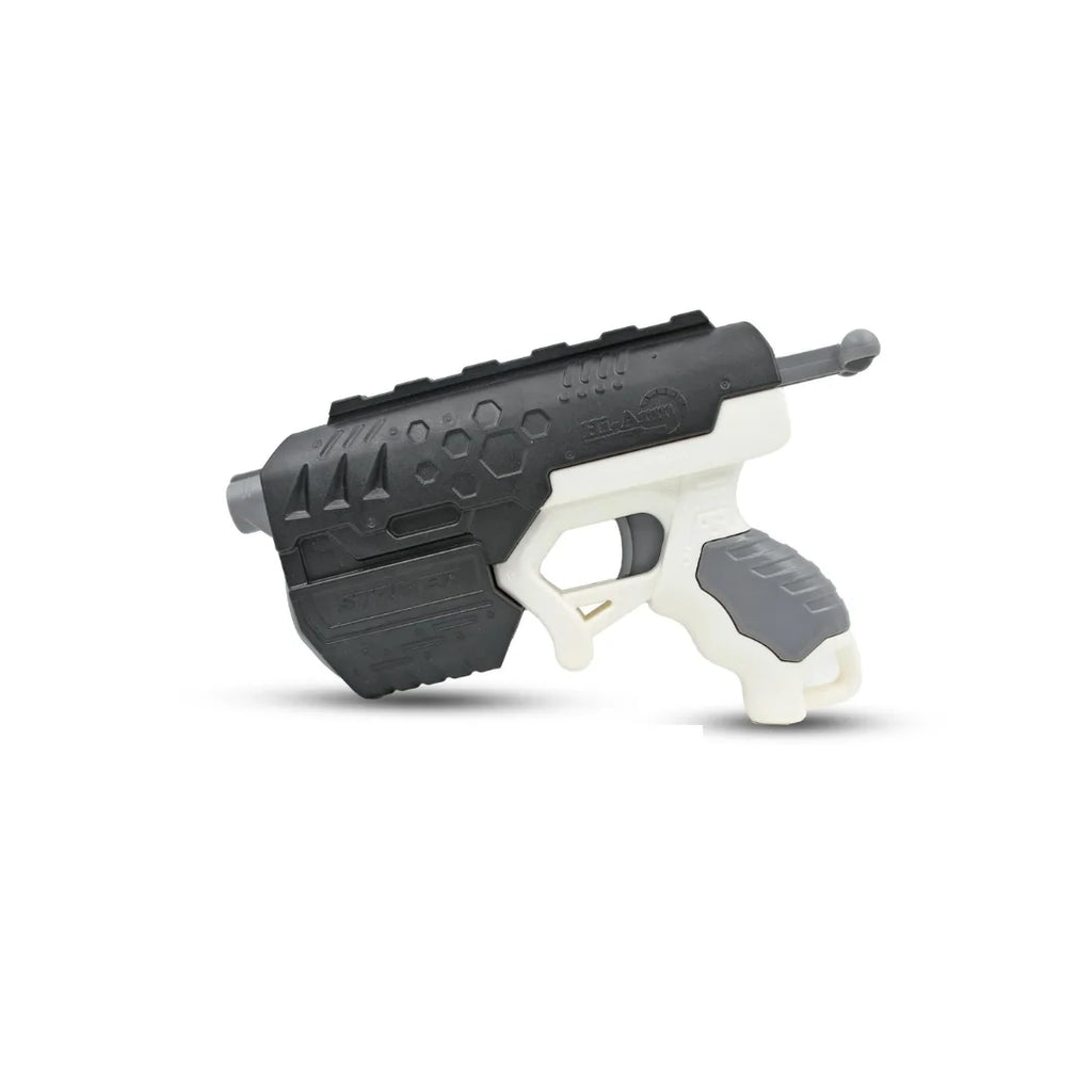 Hi ARM striker gun with soft foam bullets.