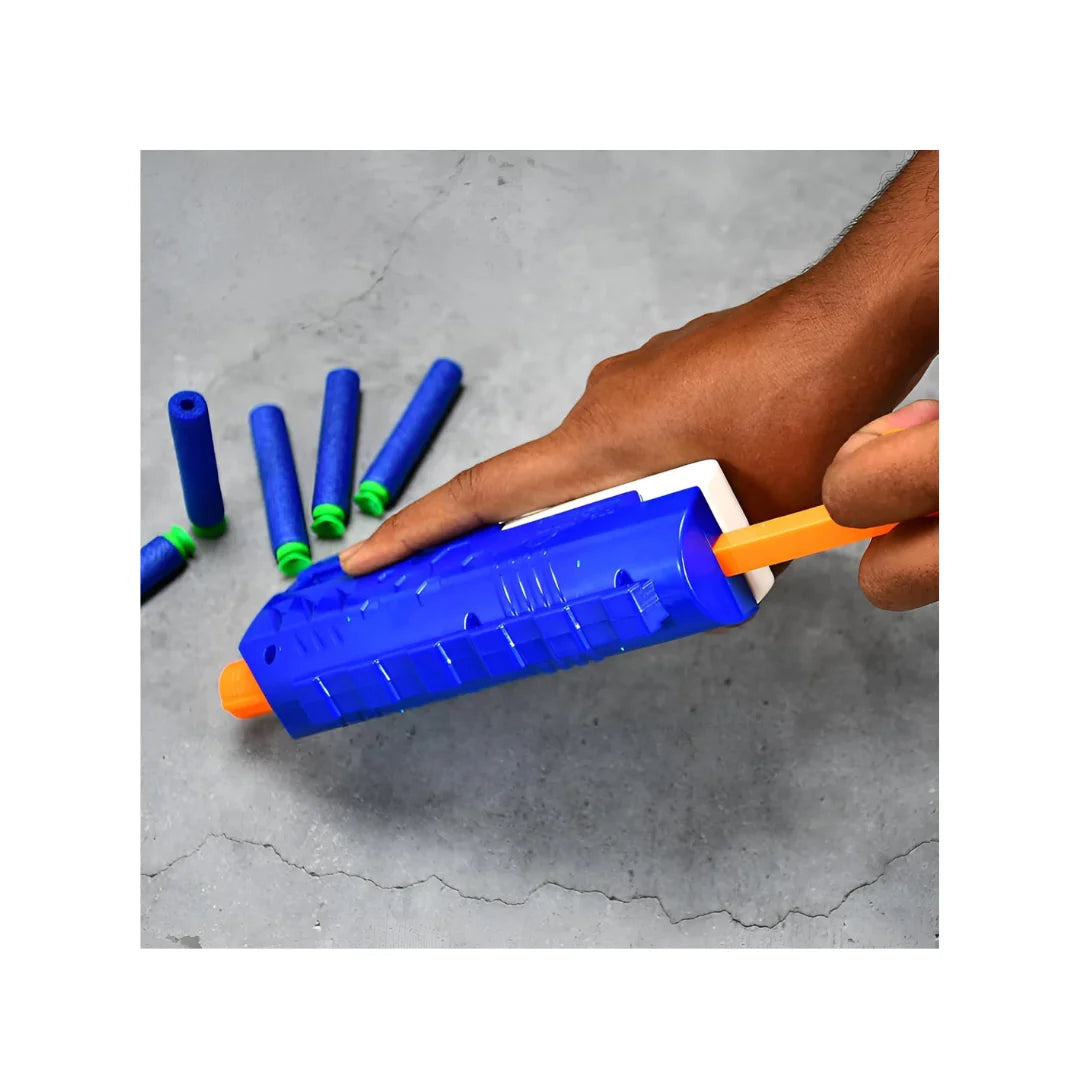 Hi ARM striker gun with soft foam bullets.