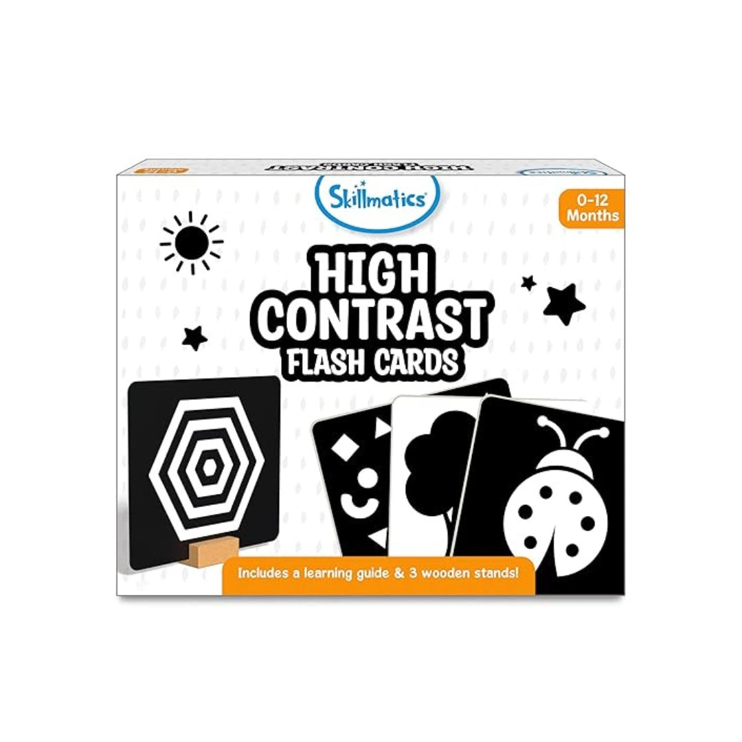 High contrast flash cards for babies and infants.