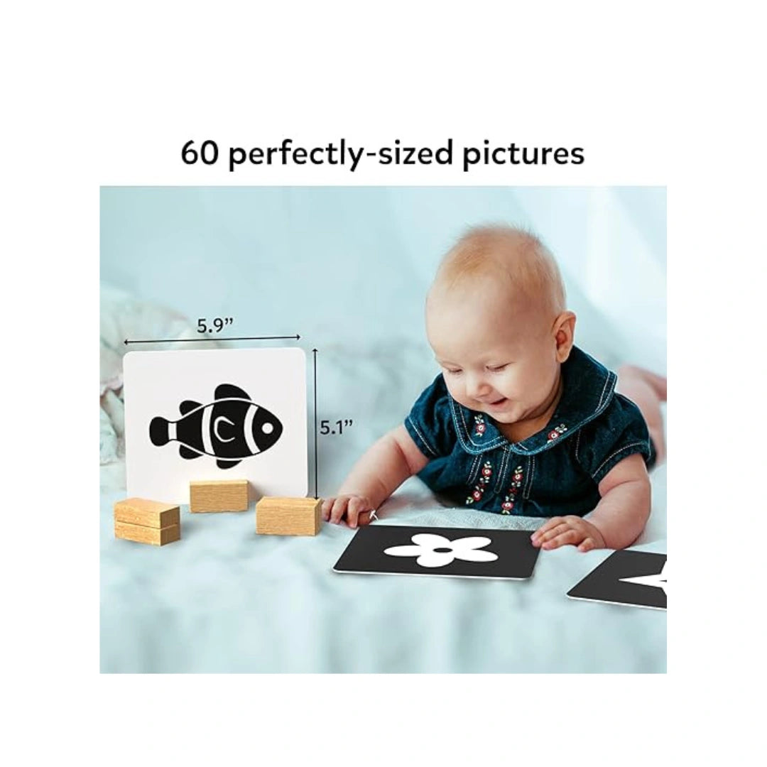 High contrast flash cards for babies and infants.