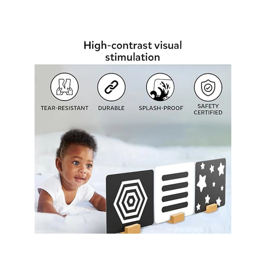 High contrast flash cards for babies and infants.