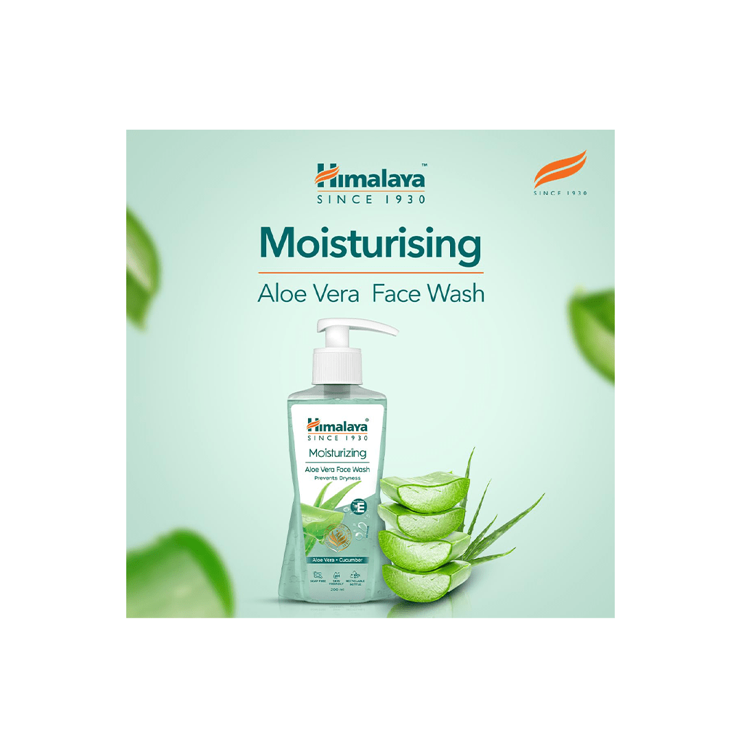 Himalaya Personal Care Himalaya Moisturizing Aloe Vera Face Wash