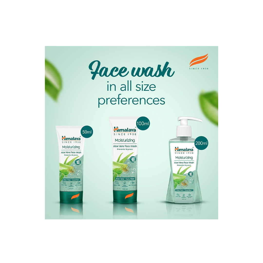 Himalaya Personal Care Himalaya Moisturizing Aloe Vera Face Wash