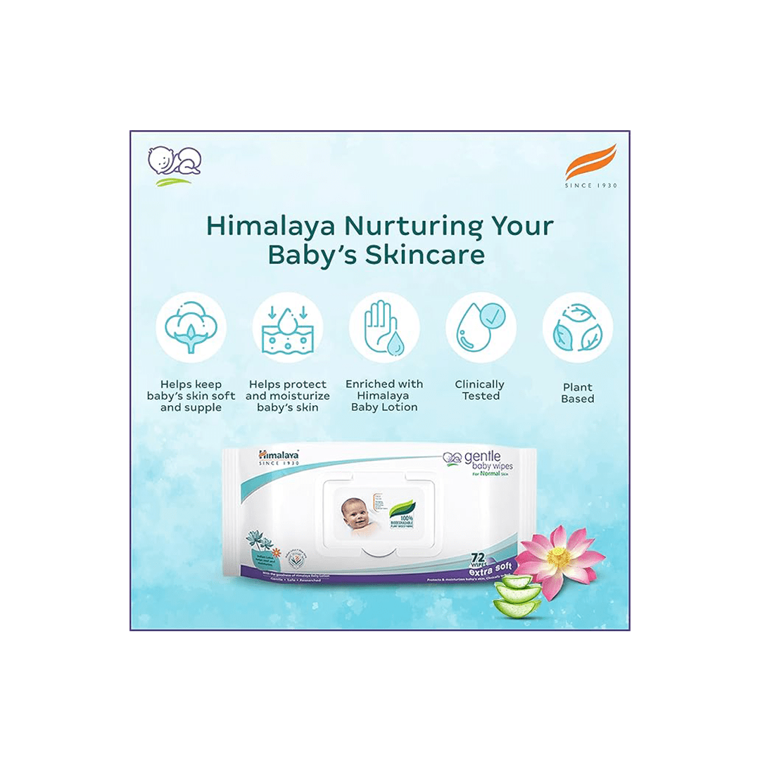 Magic Lamps Baby Care Himalaya Gentle Baby Wipes (0-2 Years)