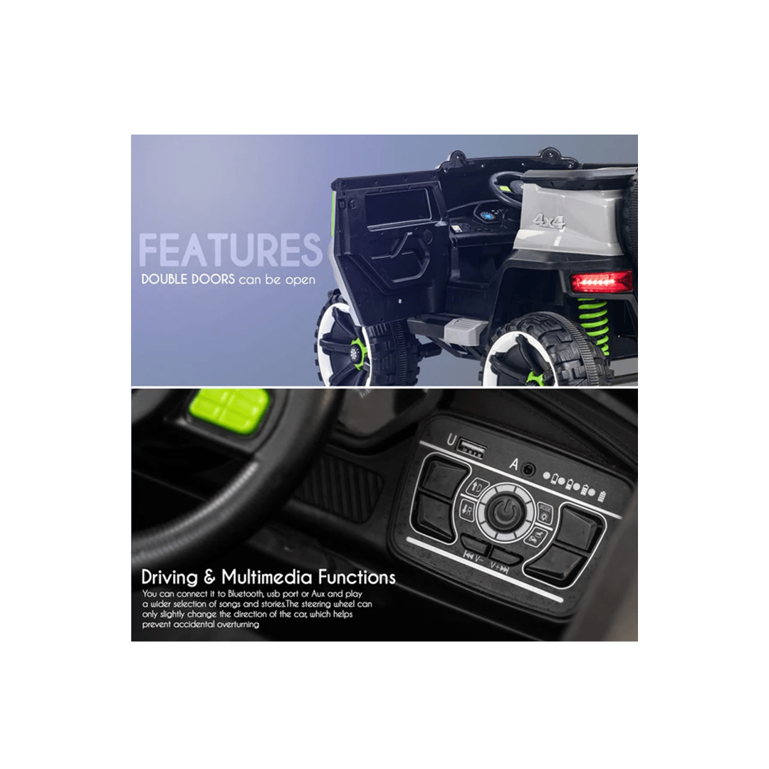 Baan Toys Ride-ons Baan Toys Hulk 4X4 Monster Rechargeable Jeep (2 Years+)