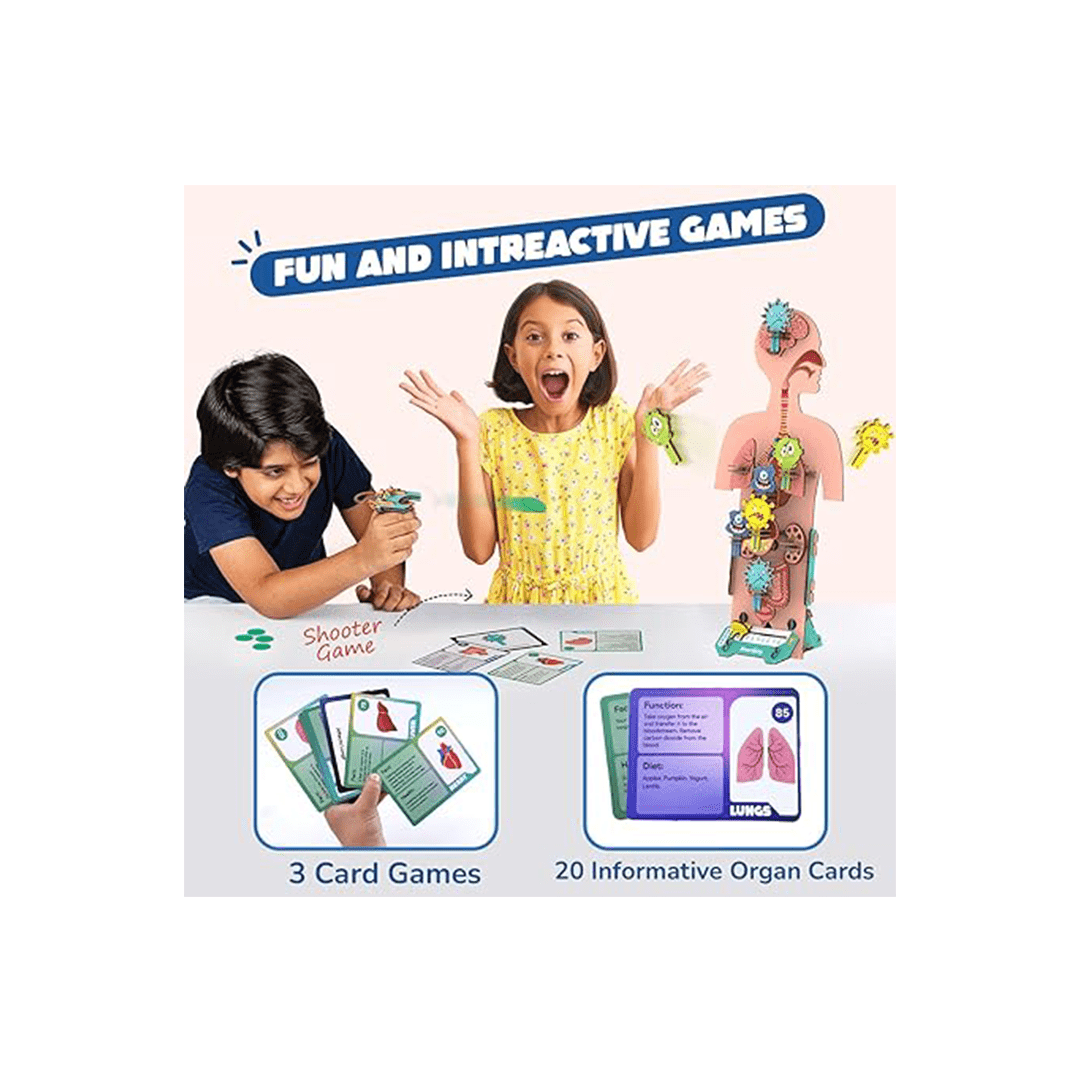 Smartivity Brain Boosting Smartivity Human Body | DIY STEM Construction Toy ( 6 Year+ )