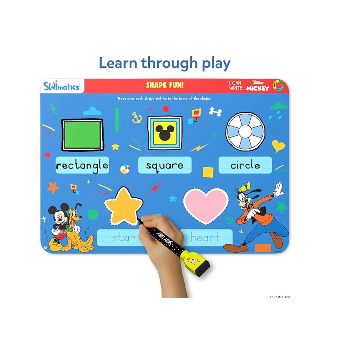 I Can Write Disney Junior Mickey Mouse for Children,12 Repeatable Activities,To Improve Writing,Tracing,Reading,Focus,Problem Solving (3 Years+)