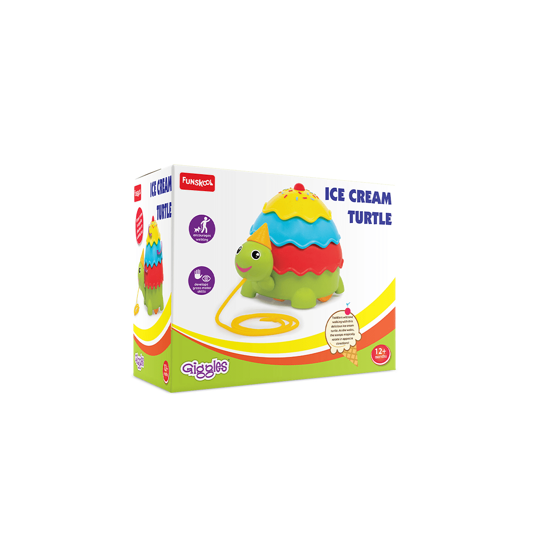 Funskool Toys Funskool Giggles Ice Cream Turtle (12 Months+)