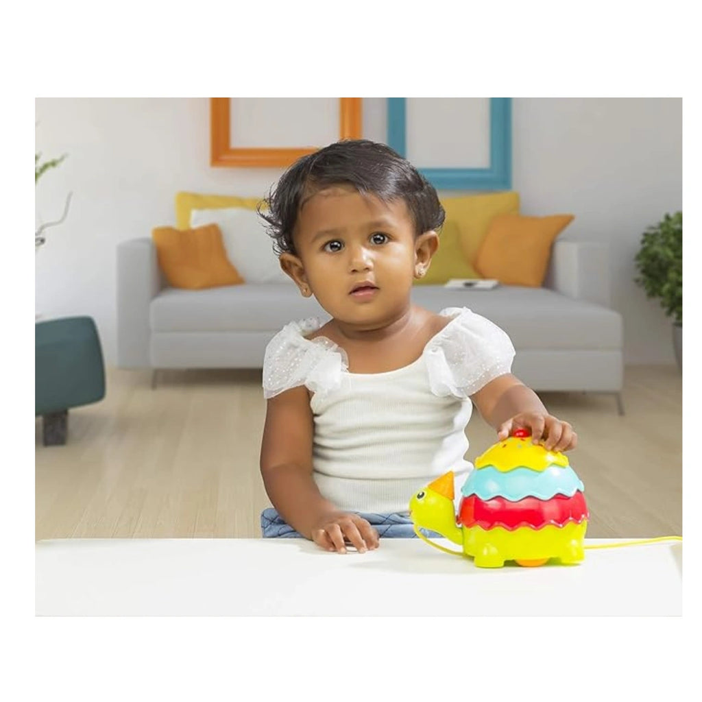Ice Cream Turtle,Fun Pull-Along Toy with Ice Cream Play Set,Non-Toxic,Child-Safe Plastic,To Improve Motor Skills,Hand-Eye Coordination,Creativity (2 Years+)