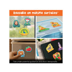 India map wall chart with stickers