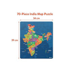 India map puzzle educational toy for kids